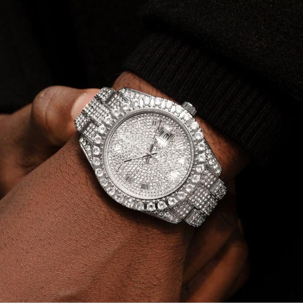 Silver VVS Presidential Watch